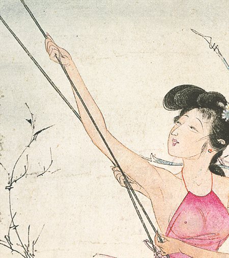墉桥-胡也佛的仕女画和最知名的金瓶梅秘戏图